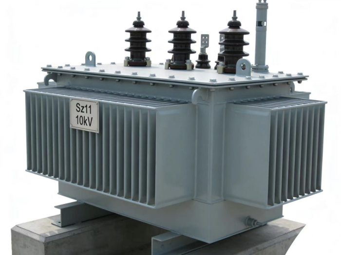 Трехфазный масляный силовой трансформатор