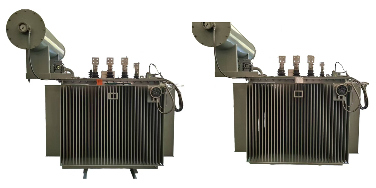 Three-phase oil-immersed electric power transformer