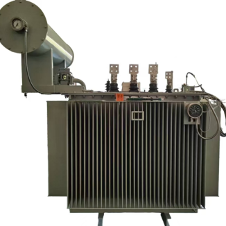 Three-phase oil-immersed electric power transformer